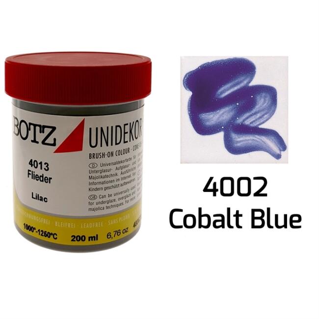 Botz Unidekor Sır Altı Boyası 200Ml Cobalt Blue 4002 - 2