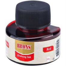 Brons Çini Mürekkebi 15 ml Kırmızı - BRONS