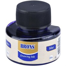 Brons Çini Mürekkebi 15 ml Mavi - BRONS