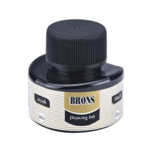 Brons Çini Mürekkebi 15 ml Siyah - BRONS