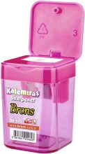 Brons Kare Hazneli Kalemtraş - Brons (1)