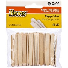 Brons Naturel Ahşap Çubuk 6 cm N:Br-910 - BRONS