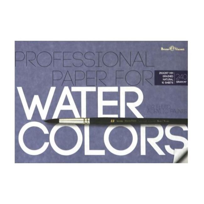 Bruno Visconti Sulu Boya Resim Kağıdı A4 240 g 10 Yaprak - 1
