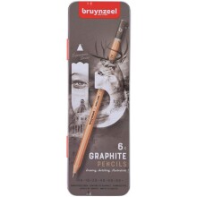 Bruynzeel Graphite Pencils Set 6’lı - BRUYNZEEL