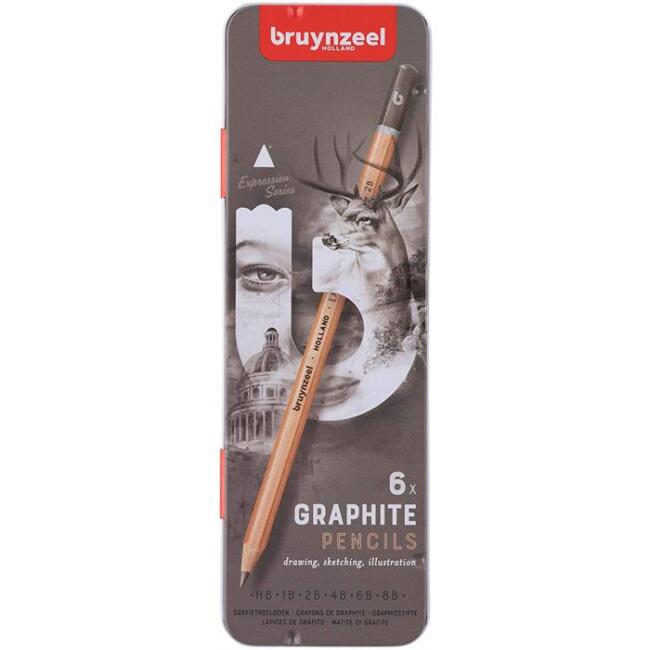 Bruynzeel Graphite Pencils Set 6’lı - 1