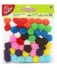 Bubu Renkli Ponpon 3 cm 50’li N:Bu00110 - BUBU