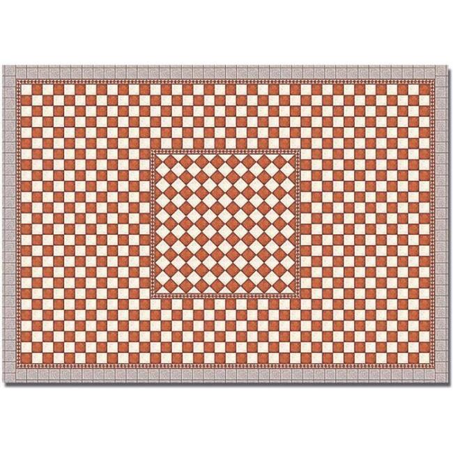 Busch Maket 1:87 Ölçek Zemin kaplama karton Meydan Teras Kaplama 210x148 mm N:7413 - 1