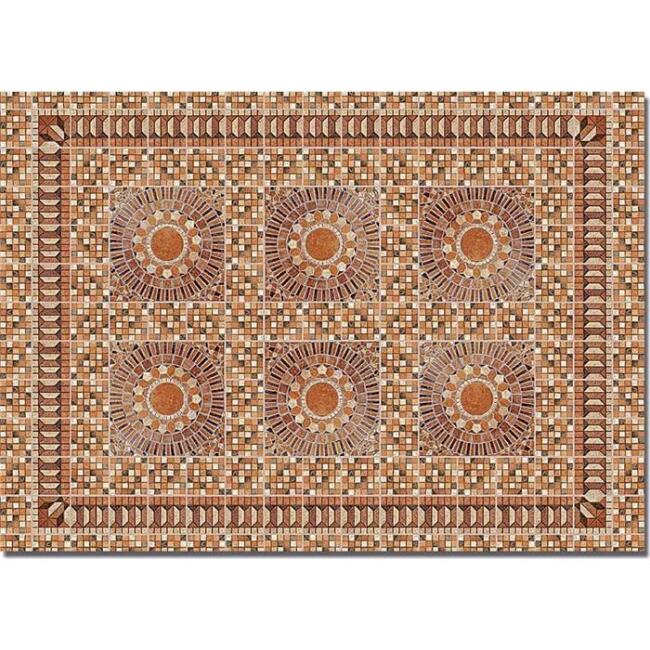 Busch Maket 1:87 Ölçek Zemin Karton Çini Kare Döşeme 210x148 mm N:7414 - 1