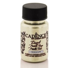 Cadence Dora Metalik Boya 50 ml Beyaz Altın - Cadence