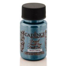 Cadence Dora Metalik Boya 50 ml Koyu Turkuaz - Cadence