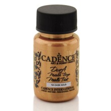 Cadence Dora Metalik Boya 50 ml Oxıde Gold - Cadence