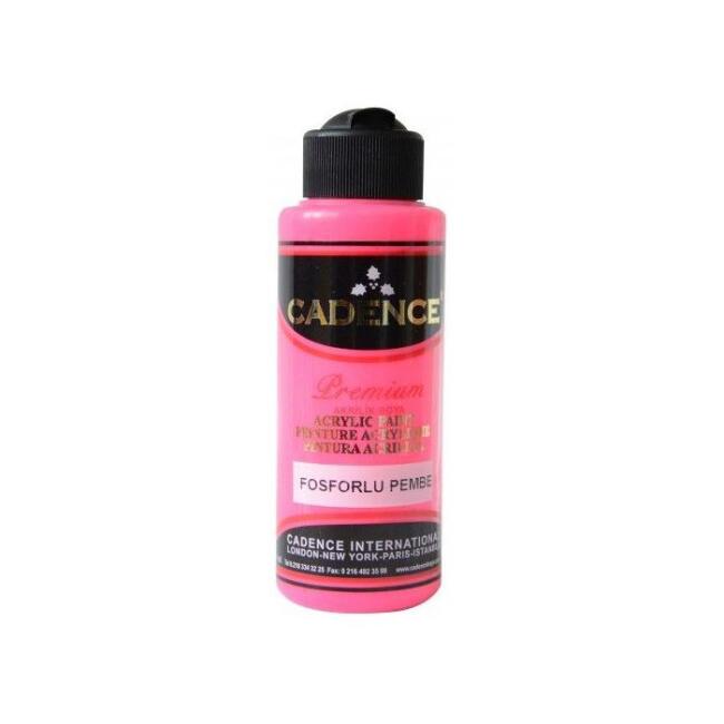 Cadence Fosforlu Premium Akrilik Pembe 120 ml - 1