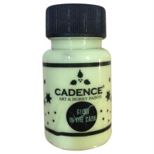 Cadence Glow In The Dark Naturel Yeşil 50 ml 578 (Neon Karanlıkta parlayan boya) - CADENCE