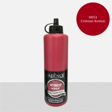 Cadence Hybrid Akrilik Boya 500 ml Crimson Kırmızı H053 - Cadence