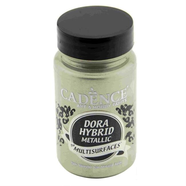 Cadence Hybrid Dora Metalik Akrilik Boya 90 ml Platin 7137 - 1