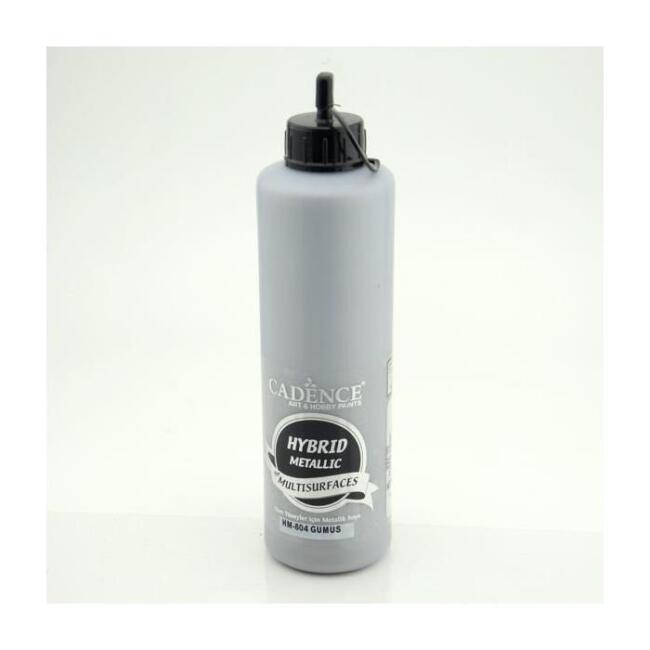 Cadence Hybrid Metalik Akrilik Boya 500 ml Gümüş Hm804 - 1