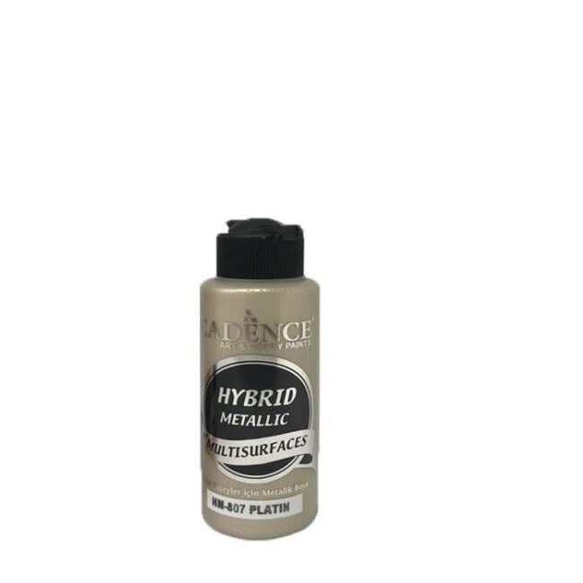 Cadence Hybrid Metalik Akrilik Boya Platin 120 ml Hm807 - 1