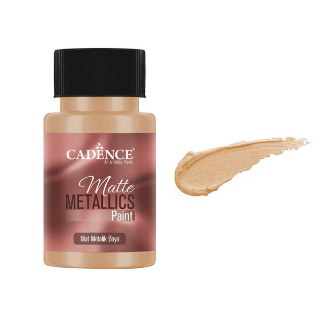 Cadence Mat Metalik Boya 50 ml Antik Altın MBB-06 - 2