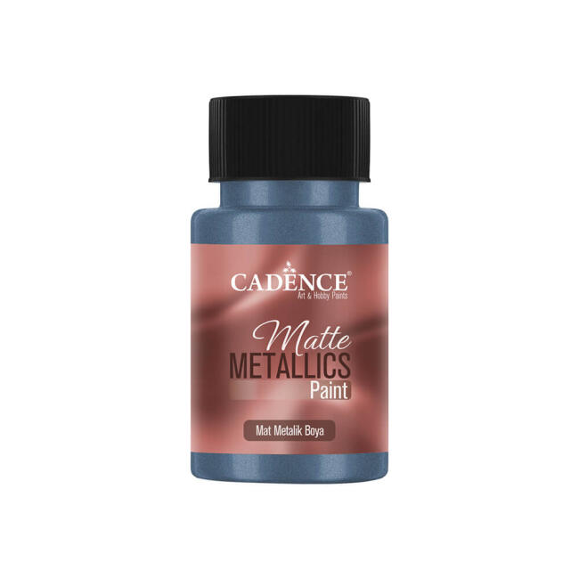Cadence Mat Metalik Boya 50 ml Koyu Turkuaz MBB-21 - 1