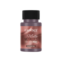 Cadence Mat Metalik Boya 50 ml Mürdüm MBB-16 - Cadence
