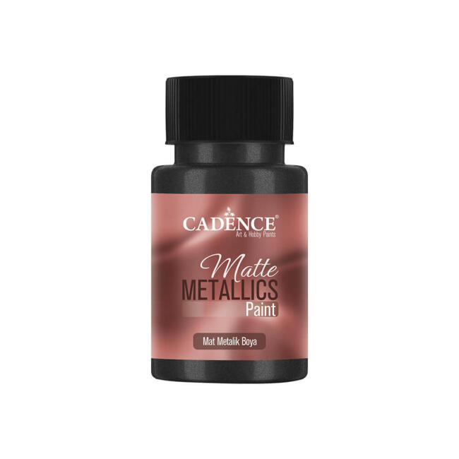Cadence Mat Metalik Boya 50 ml Siyah MBB-36 - 1