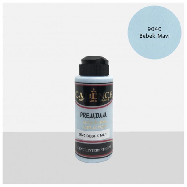 Cadence Premium Akrilik Boya 120 ml Bebek Mavi 9040 - 1