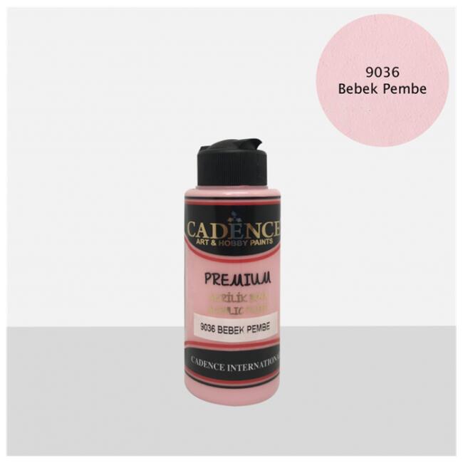 Cadence Premium Akrilik Boya 120 ml Bebek Pembe 9036 - 1