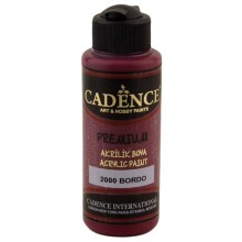 Cadence Premium Akrilik Boya 120 ml Bordo 2000 - 1