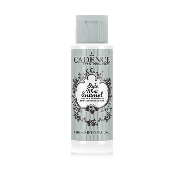 Cadence Style Matt Enamel Cam & Porselen Boyası 59 ml Beyaz E-331 - 1