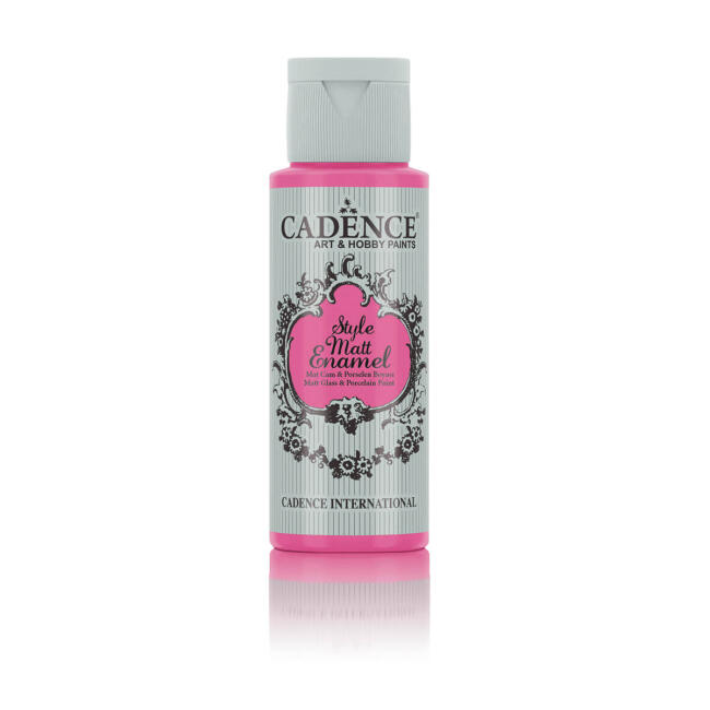 Cadence Style Matt Enamel Cam & Porselen Boyası 59 ml Fuşya E-369 - 1