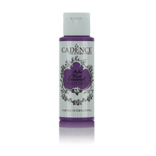 Cadence Style Matt Enamel Cam & Porselen Boyası 59 ml Koyu Mor E-344 - Cadence