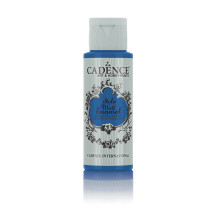 Cadence Style Matt Enamel Cam & Porselen Boyası 59 ml Royal Mavi E-373 - Cadence