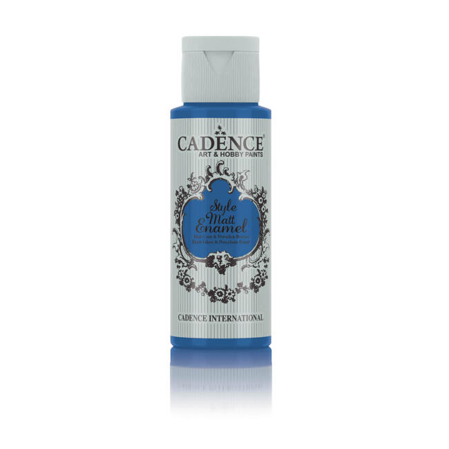 Cadence Style Matt Enamel Cam & Porselen Boyası 59 ml Royal Mavi E-373 - 1