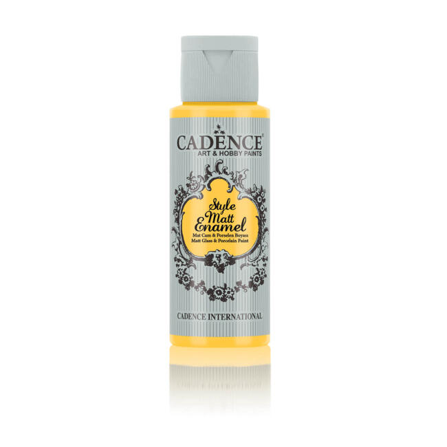 Cadence Style Matt Enamel Cam & Porselen Boyası 59 ml Sarı E-338 - 1