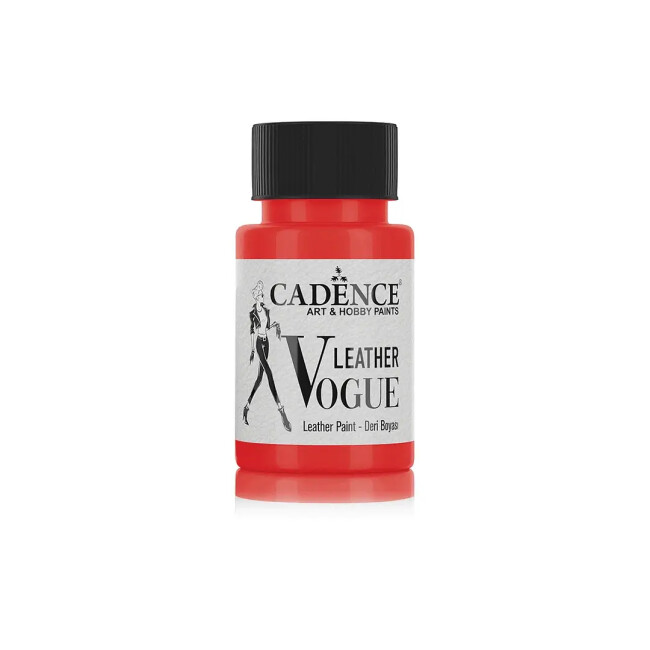 Cadence Vogue Deri Boyası 50 ml Kırmızı 04 - Cadence