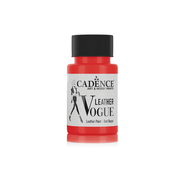 Cadence Vogue Deri Boyası Lv-04 Kırmızı 50ml - CADENCE