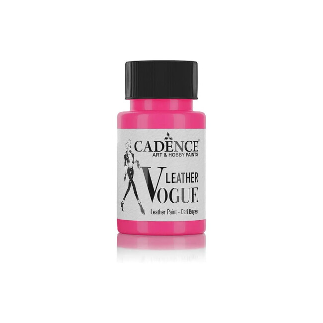 Cadence Vogue Deri Boyası Lv-06 Fuşya 50ml - CADENCE