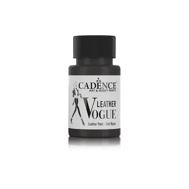 Cadence Vogue Deri Boyası 50 ml Siyah 12 - Cadence