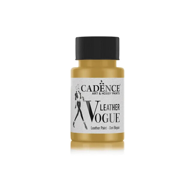 Cadence Vogue Deri Boyası Metalik Lvm-04 Altın 50ml - Cadence