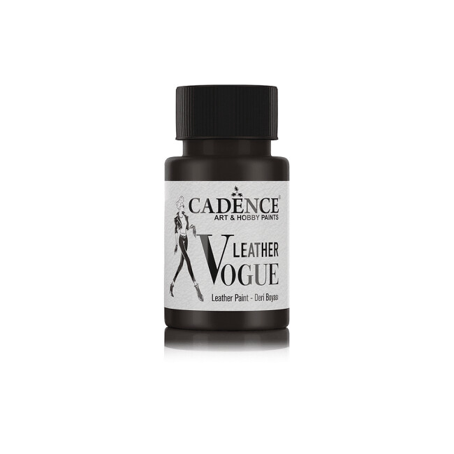 Cadence Vogue Deri Boyası Metalik 50 ml Siyah 09 - Cadence