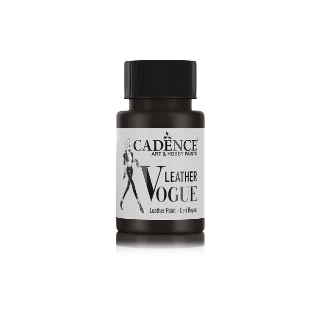 Cadence Vogue Deri Boyası Metalik Lvm-09 Siyah 50ml - CADENCE