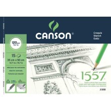 Canson 1557 Desen Çizim blok 35x50 cm 120 g 15 Yaprak - CANSON