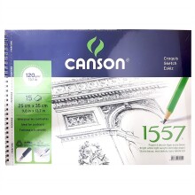 Canson 1557 Eskiz Defteri 25x35 cm 120 g 15 Yaprak - CANSON