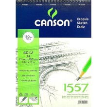 Canson 1557 Eskiz Defteri A4 120 g 40 Yaprak - CANSON