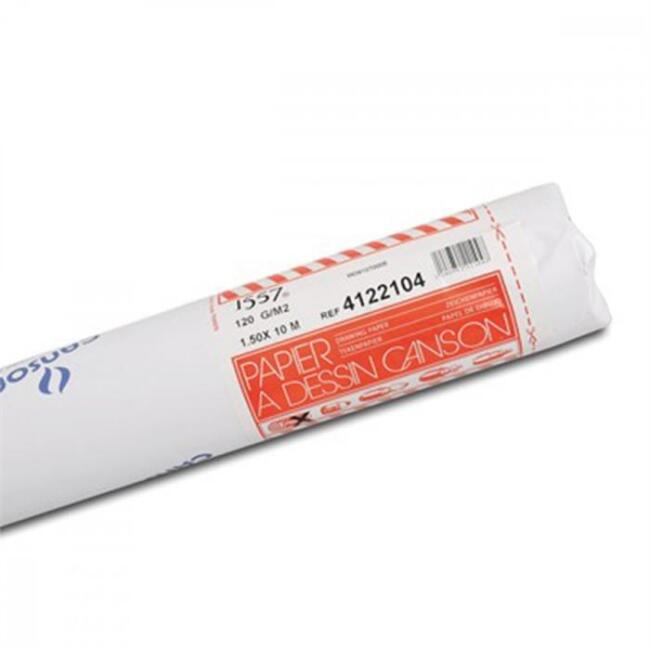Canson 1557 Papier a Dessign Rulo Çizim Kağıdı 120 g 1.5x10 Metre - 1