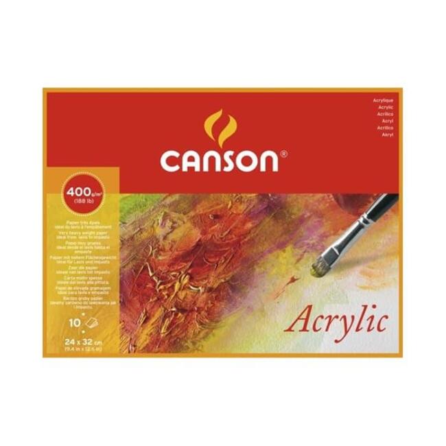 Canson Akrilik Blok 24x32 cm 400 g 10 Yaprak - 1