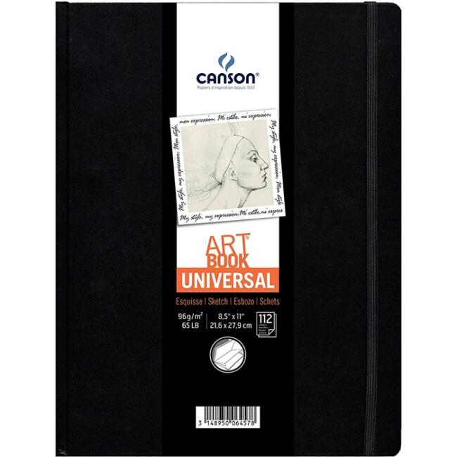 Canson Art Book Universal Eskiz Defteri 96 g 21.6x27.9 cm 112 Yaprak - 1