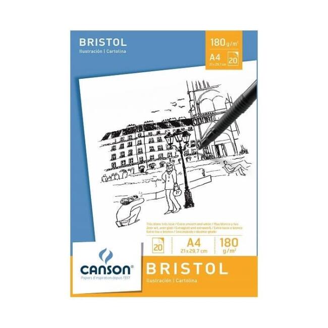 Canson Bristol Defteri 180 g A4 20 Yaprak - 1