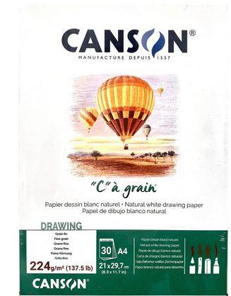 Canson C à Grain Çizim Blok A4 224 g 30 Yaprak - 1