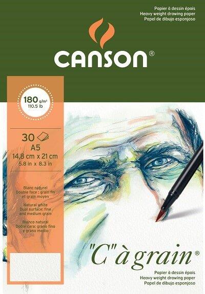 Canson C à Grain Çizim Blok A5 180 g 30 Yaprak - 1